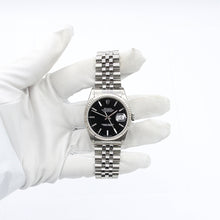 Load image into Gallery viewer, Rolex Datejust ref. 16234 Black Dial Jubilee Bracelet - Full Set
