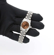 Load image into Gallery viewer, Rolex Lady Oyster Perpetual 67180 Salmon 3-6-9 dial Jubilee bracelet - Full Set