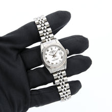 Charger l'image dans la galerie, Rolex Lady-Datejust ref. 69174 - White Roman Big Numbers Dial Jubilee bracelet