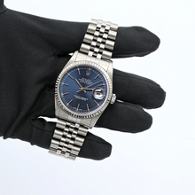 Load image into Gallery viewer, Rolex Datejust 36 ref. 16234 Blue Soleil Circle Hours Dial - Full Set