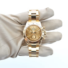 Cargar imagen en el visor de la galería, Rolex Daytona ref. 116528 - 18K Yellow Gold Champagne dial with gold subdials - Full Set