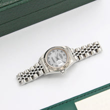 Załaduj obraz do przeglądarki galerii, Rolex Lady-Datejust ref. 79174 - Silver Roman Dial Jubilee bracelet - Full Set