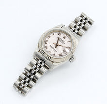 Charger l'image dans la galerie, Rolex Lady-Datejust ref. 69174 - White Roman Big Numbers Dial Jubilee bracelet
