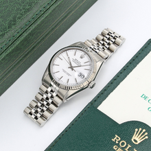 Load image into Gallery viewer, Rolex Datejust 36 ref. 16234 White Plain Dial - Full Set