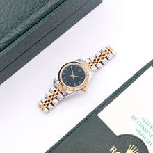 Załaduj obraz do przeglądarki galerii, Rolex Datejust Lady ref. 69173 Steel/Gold - Jubilee Bracelet - Blue Soleil Dial - Full Set