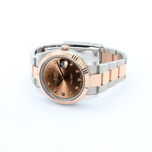 Bild in Galerie-Viewer laden, Rolex Datejust Ref. 126331 Schokoladendiamanten Zifferblatt Roségold / Stahl - Austernarmband