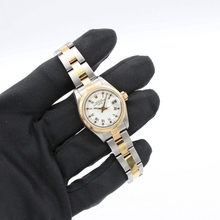 Załaduj obraz do przeglądarki galerii, Rolex Datejust Lady ref. 69163 Steel/Gold - Oyster Bracelet - White Small Roman Indexes Dial