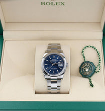 Charger l'image dans la galerie, Rolex Datejust ref. 126200 Blue Dial Oyster bracelet - Full Set