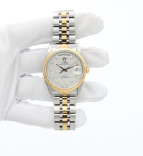 Load image into Gallery viewer, Tudor Prince Date Day 36mm ref. M76213-0008 Steel-Yellow Silver Diamonds Dial