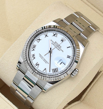 Load image into Gallery viewer, Rolex Datejust ref. 126234 White Roman Dial Oyster bracelet - Full Set