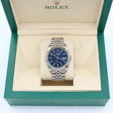 Load image into Gallery viewer, Rolex Datejust ref. 126234 Blue Motif Dial Jubilee bracelet - Full Set