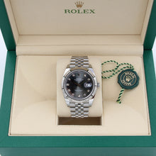 Load image into Gallery viewer, Rolex Datejust ref. 126334 Slate Gray Diamonds Dial Jubilee bracelet - Full Set