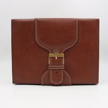 Bild in Galerie-Viewer laden, Buy Online Rolex Watch Box | Vintage Box Brown Leather "Buckle" 71.00.01