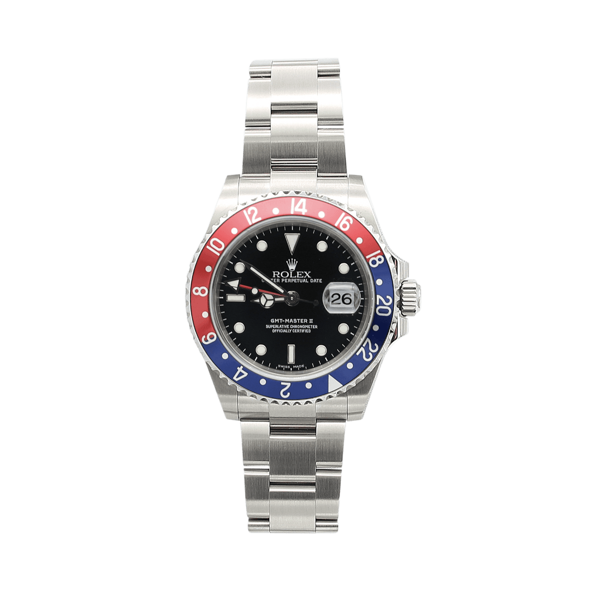 Rolex GMT Master II 16710 Pepsi Bezel Rolex Warranty Papers
