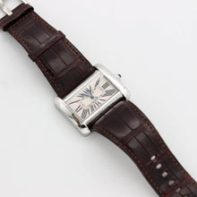 Cargar imagen en el visor de la galería, Cartier Tank Divan ref. 2612 38X30mm - Leather strap and Deplo Cartier