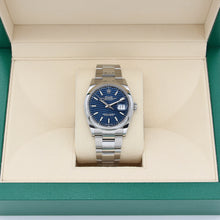 Załaduj obraz do przeglądarki galerii, Rolex Datejust ref. 126200 Blue Motif Dial Oyster bracelet - Full Set