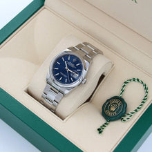 Charger l'image dans la galerie, Rolex Datejust ref. 126200 Blue Dial Oyster bracelet - Full Set