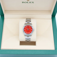 Load image into Gallery viewer, Rolex Oyster Perpetual ref. 277200 Coral Red Dial