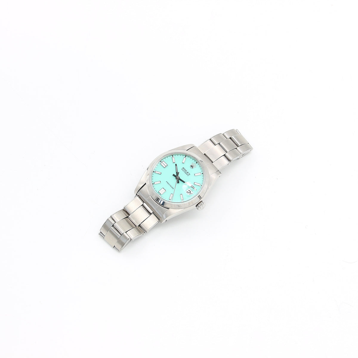 Rolex Oyster Precision Date Ref. 6694 - Turquoise Tiffany Dial Oyster –  Debonar Watches Sp. z o.o