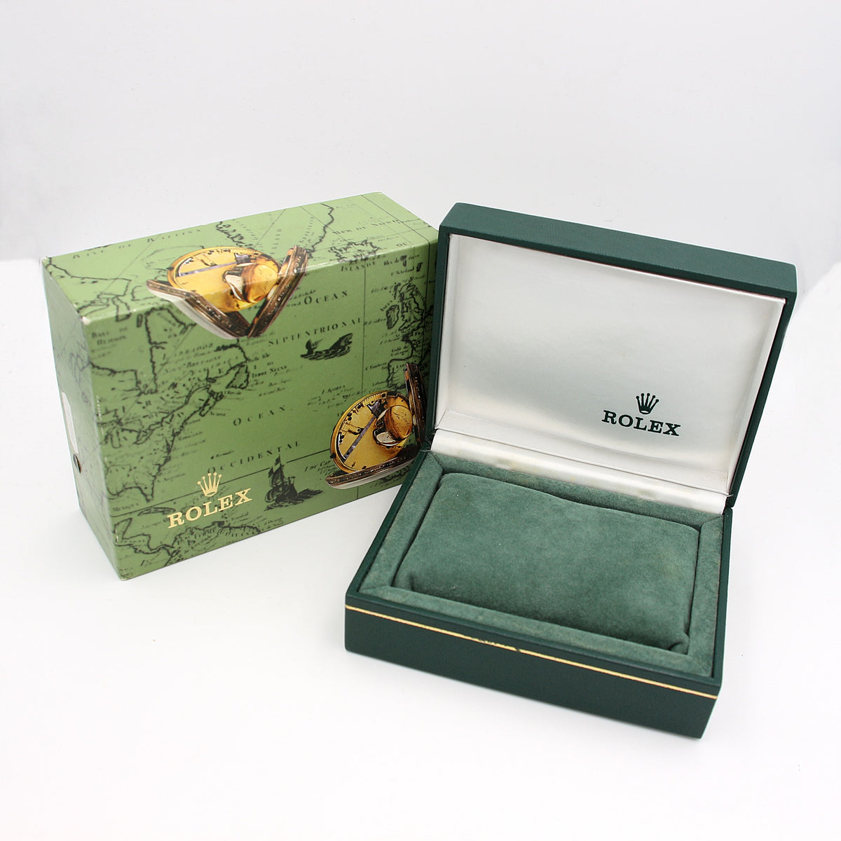 Buy online Rolex Watch Box | Vintage Box Men Dark Green