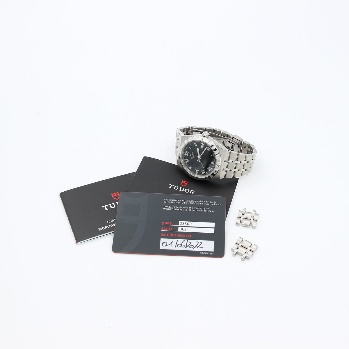 Black 28500 Tudor Tudor Royal 38mm Black Dial Watch Ref# 28500