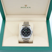 Załaduj obraz do przeglądarki galerii, Rolex Air-King 116900 - Black Dial - with Card (Full Set)