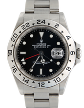 Charger l'image dans la galerie, Rolex Explorer II ref. 16570 Black Dial Oyster Bracelet - Full Set