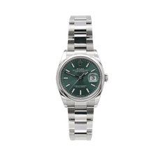 Load image into Gallery viewer, Rolex Datejust ref. 126200 Green Dial Oyster bracelet - Full Set