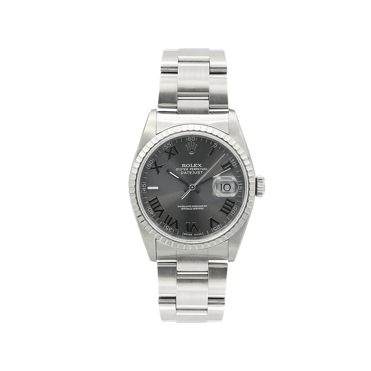 Buy Watch Rolex Datejust ref. 16220 with Oyster and Wimbledon Dial