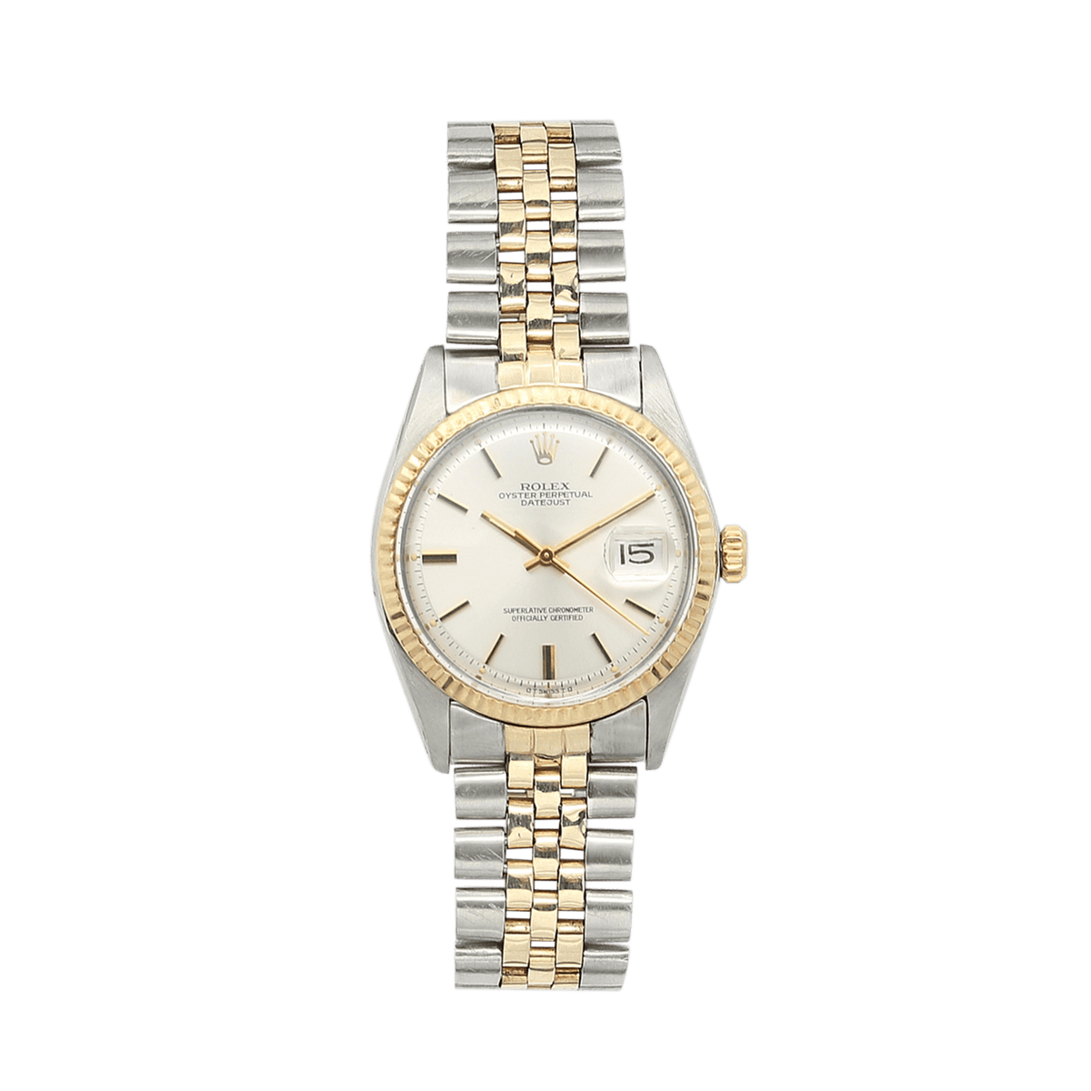 Rolex Datejust ref. 1601 Steel Yellow Gold Silver dial