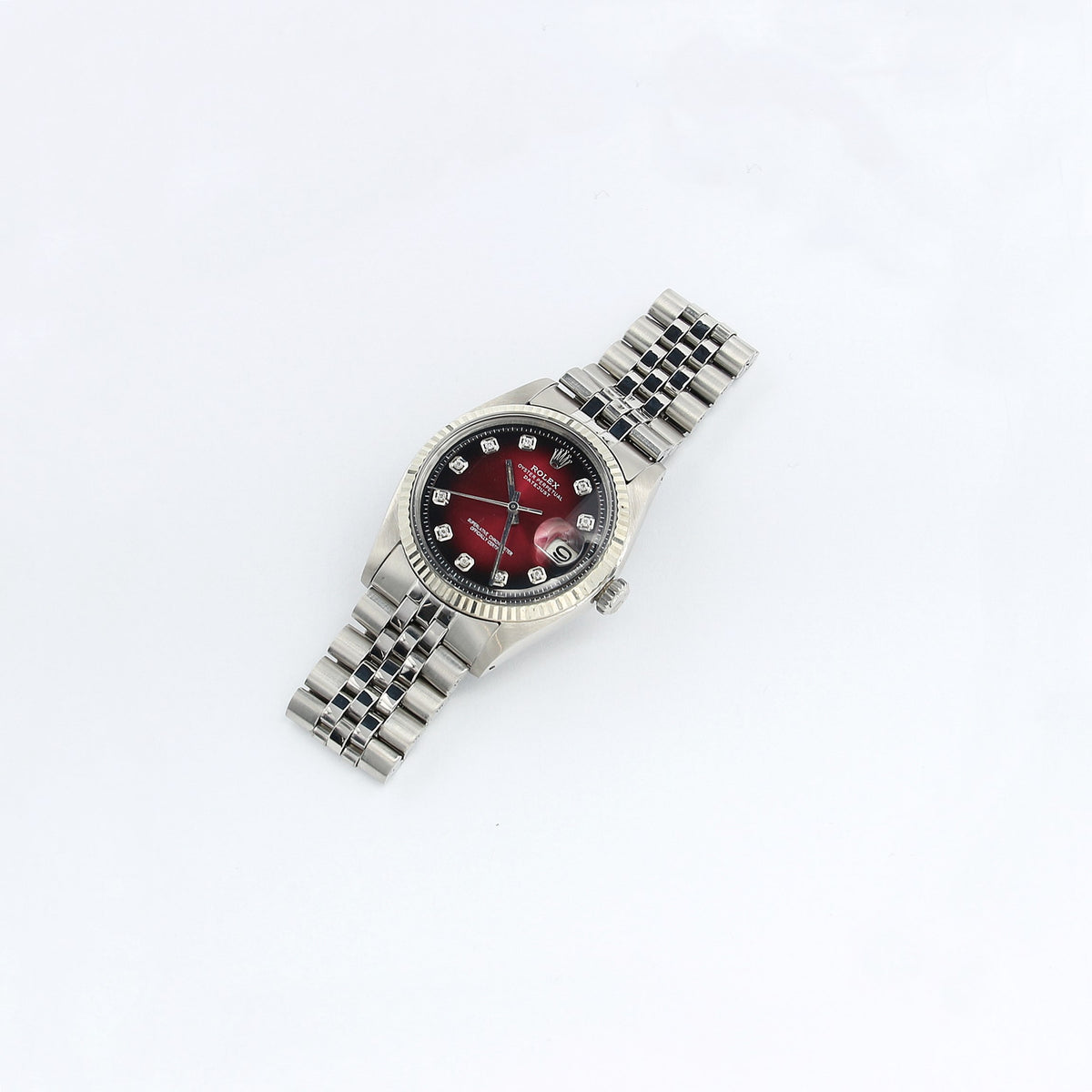 Red discount rolex datejust