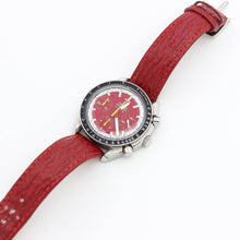 Load image into Gallery viewer, Omega Speedmaster ref. 175.0032.1 Red Dial Schumacher Edition – Leather strap