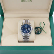 Load image into Gallery viewer, Rolex Datejust ref. 126200 Blue Dial Jubilee bracelet - Full Set