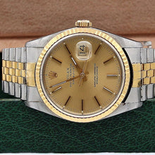Load image into Gallery viewer, Rolex Datejust 36 ref. 16233 Champagne dial - Jubilee Bracelet - Full Set