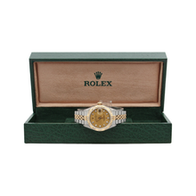 Load image into Gallery viewer, Rolex Lady-Datejust ref. 69173 - Diamonds Dial - Bezel Custom with diamonds
