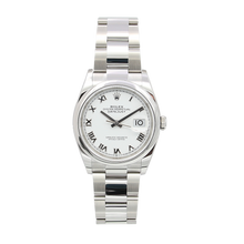 Load image into Gallery viewer, Rolex Datejust 36 126200 White Roman Dial Oyster bracelet with Card
