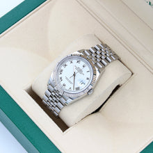 Load image into Gallery viewer, Rolex Datejust ref. 126234 White Roman Dial Jubilee bracelet - Full Set