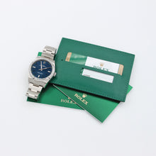 Bild in Galerie-Viewer laden, Rolex Oyster Perpetual ref. 114300 39 mm – blaues Zifferblatt – mit Rolex-Garantie