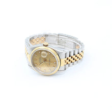 Load image into Gallery viewer, Rolex Datejust 36 ref. ref. 16233G Champagne Small Diamonds dial - Full set