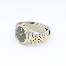 Load image into Gallery viewer, Datejust ref. 1600 Black Dial Steel/Gold Jubilee Bracelet