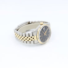 Load image into Gallery viewer, Datejust ref. 1600 Black Dial Steel/Gold Jubilee Bracelet