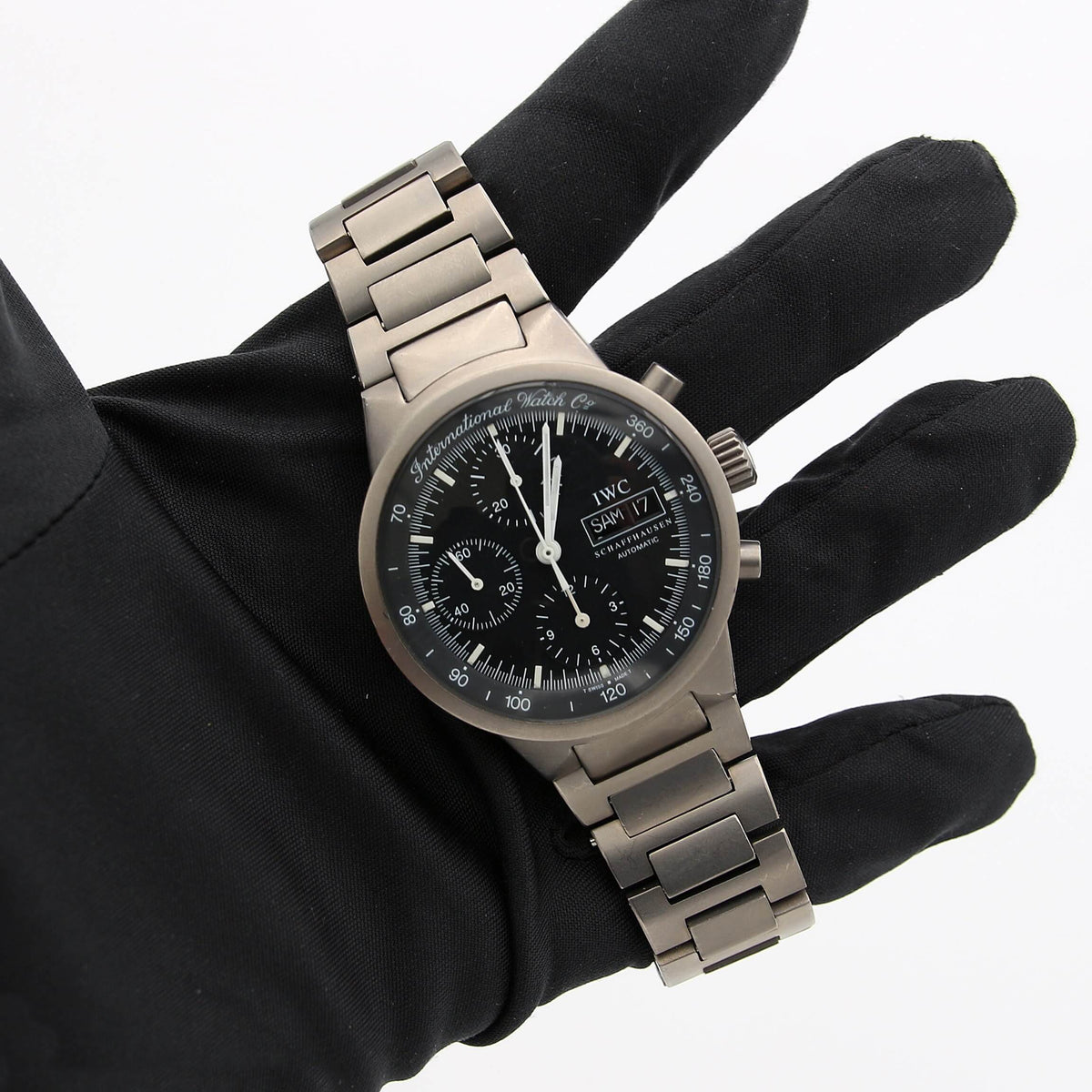 Iwc gst on sale chronograph titanium review