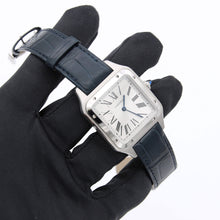 Załaduj obraz do przeglądarki galerii, Cartier Santos Dumont ref. WSSA0022 Leather Strap