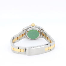 Bild in Galerie-Viewer laden, Rolex Oyster Perpetual ref. 67193 Steel/Gold Blue Dial Oyster Bracelet Rolex Lady Oyster watch