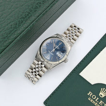 Load image into Gallery viewer, Rolex Datejust ref. 16014 - Blue Soleil dial