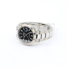 Bild in Galerie-Viewer laden, Rolex Datejust Ref. 126334 Schwarzes Dial Auster Armband - Voller Satz