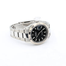 Bild in Galerie-Viewer laden, Rolex Datejust Ref. 126334 Schwarzes Dial Auster Armband - Voller Satz