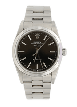 Załaduj obraz do przeglądarki galerii, Rolex Air-King ref. 14000M Black Dial