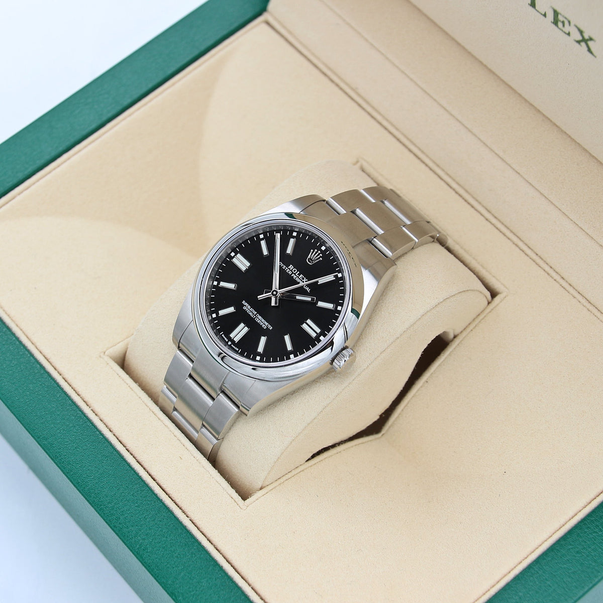 Rolex oyster perpetual 39mm black dial online