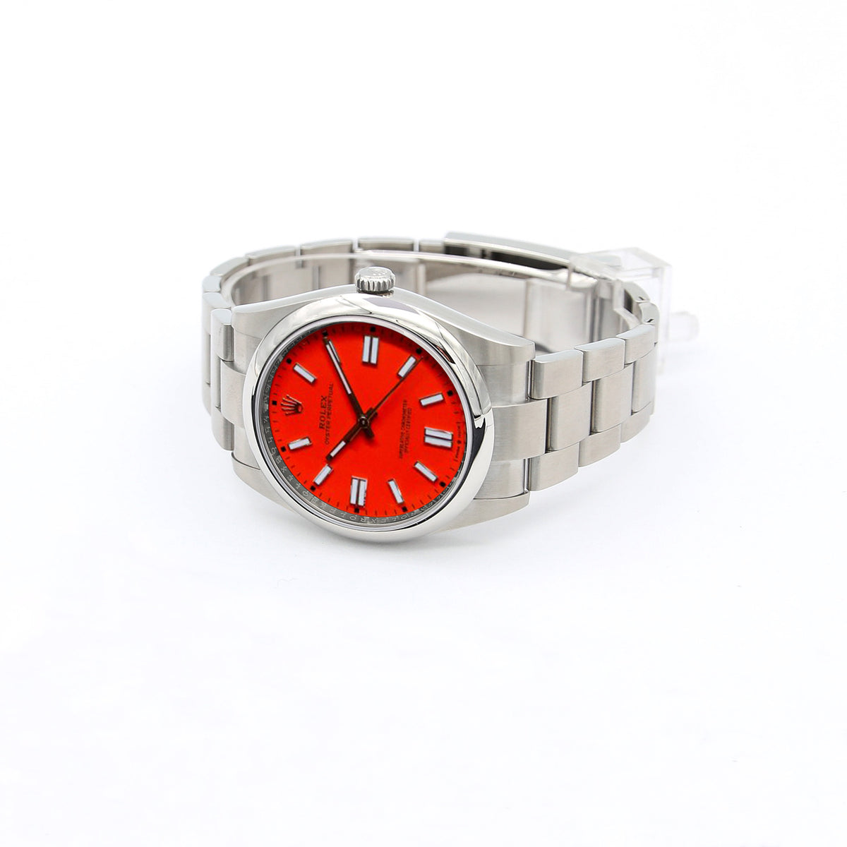 Rolex Oyster Perpetual 124300 Red Dial Full set